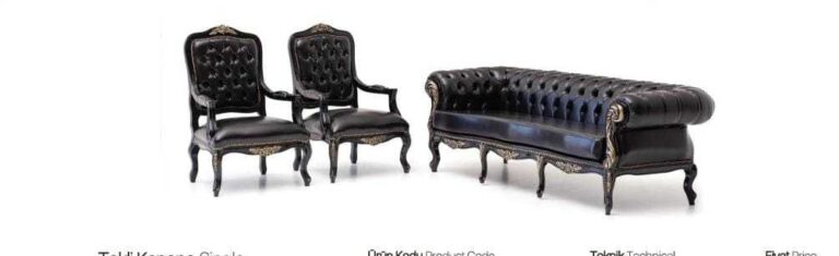 Venüs oturma grubu 3+1+1 - Ofis Mobilyaları