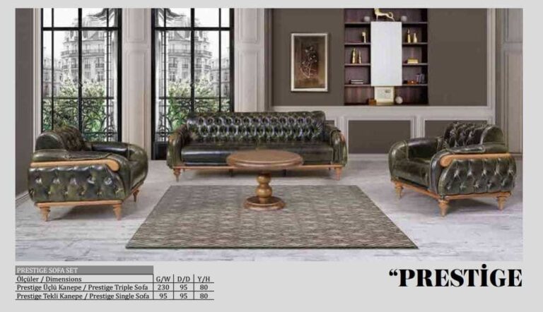 Prestige oturma grubu modelleri 3+1+1 - Ofis Mobilyaları