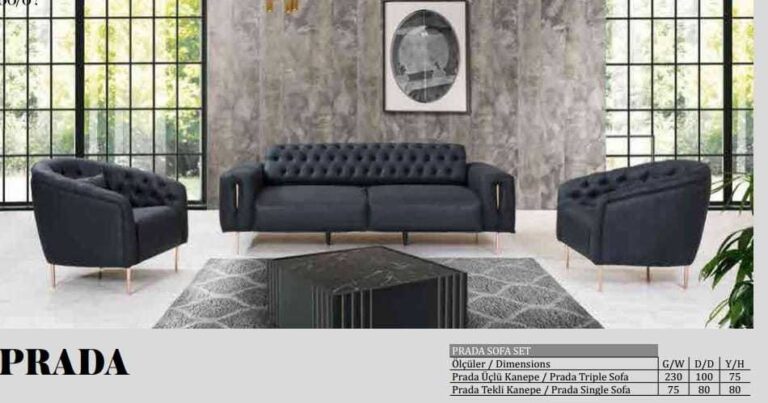 Prada oturma grubu 3+1+1 - Ofis Mobilyaları