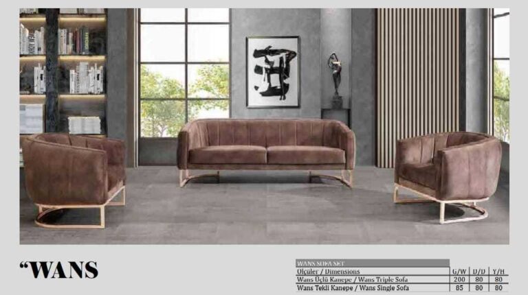 Wans oturma grubu  3+1+1 - Ofis Mobilyaları