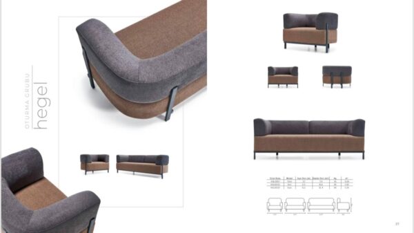 Hegel oturma grubu 3+1+1