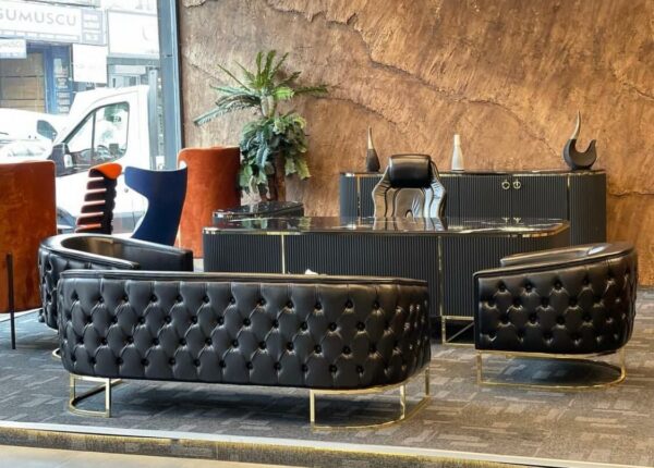 Gold Makam Takımı Oturma Grubu Dahil