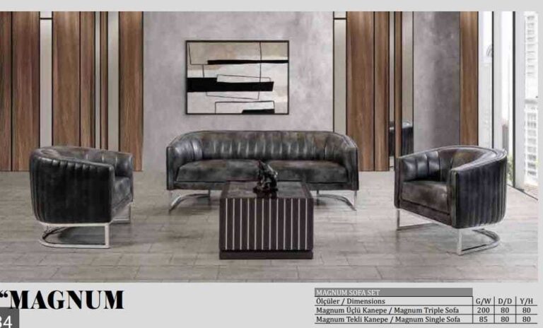 Magnum oturma grubu 3+1+1 - Ofis Mobilyaları