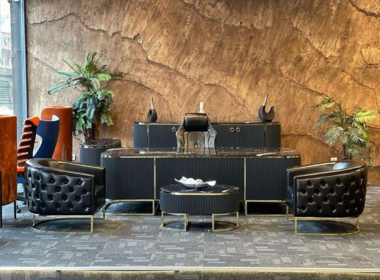 Gold Makam Takımı Oturma Grubu Dahil - Ofis Mobilyaları