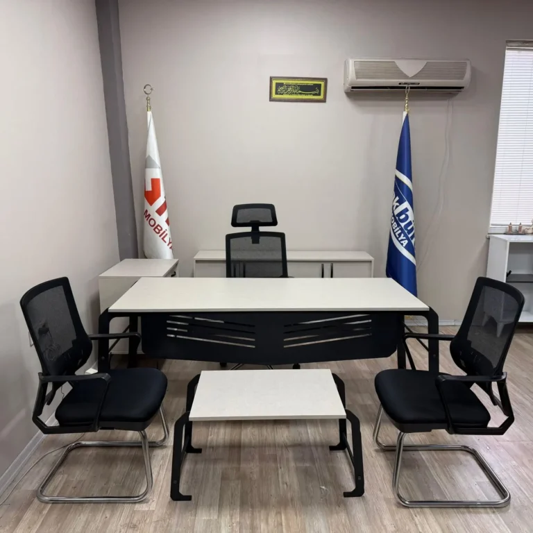 Akburo Comfort Masa Takımı Power Fileli Koltuk Takımı İle Set - Ofis Mobilyaları