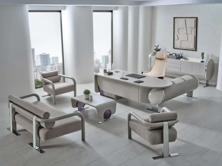 Akburo Genesis Makam Takımı (Krem) - Ofis Mobilyaları