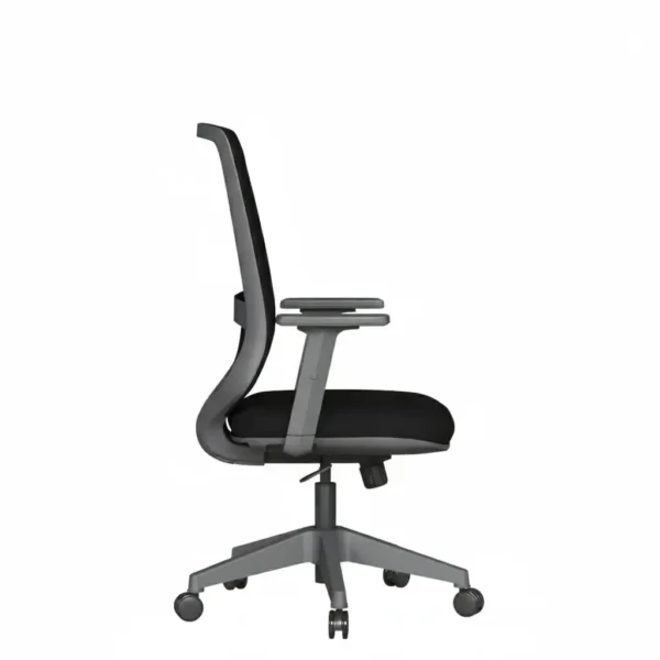 Akburo Mabel Kısa Şef Toplantı Koltuğu (Gri İskelet)