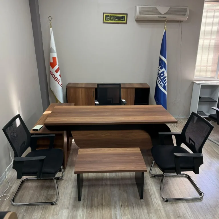 Akburo Riga Masa Takımı Rita Koltuk Takımı İle Set - Ofis Mobilyaları