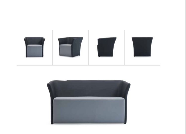 Slim oturma grubu  2+1+1 - Ofis Mobilyaları