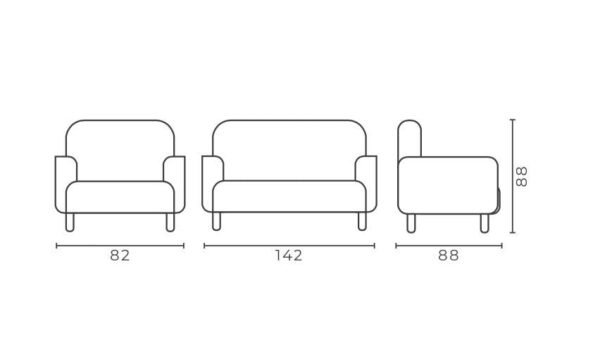 Odin oturma grubu 3+1+1