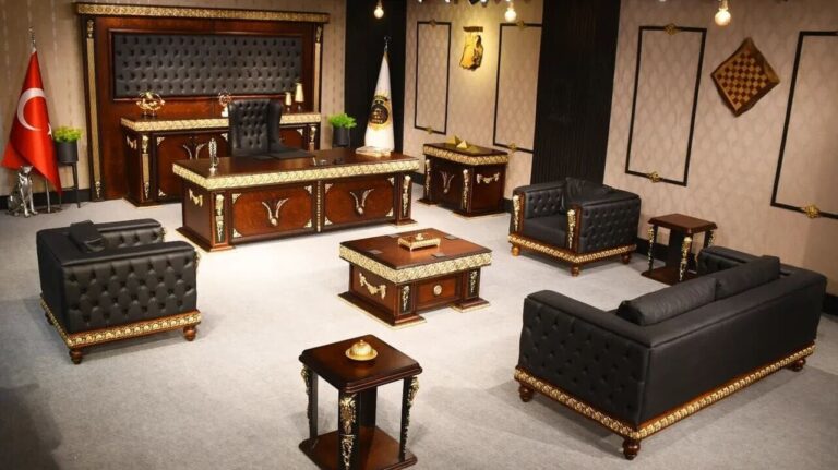 Babil Klasik Makam Takımı Full Set - Ofis Mobilyaları