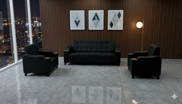 Akburo Bahar Oturma Grubu (Üçlü Takım) - Ofis Mobilyaları