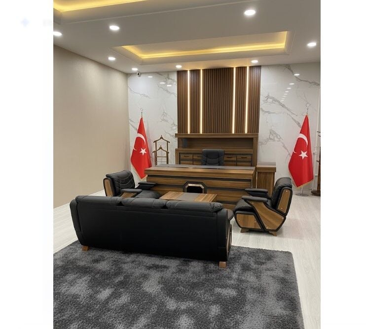 Akburo Baron Makam Takımı Tiger Oturma Grubu İle Set - Ofis Mobilyaları