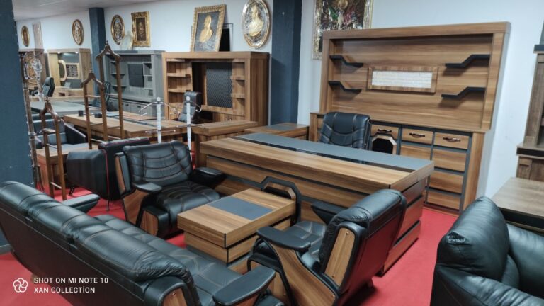 Akburo Baron Makam Takımı Tiger Oturma Grubu İle Set (Üniteli) - Ofis Mobilyaları