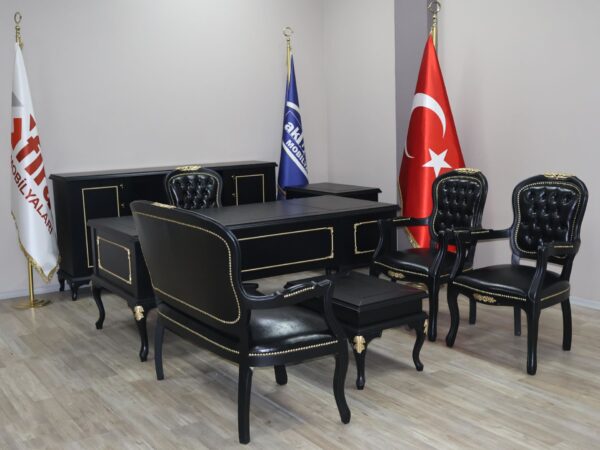 Akburo Ofis Black Makam Takımı