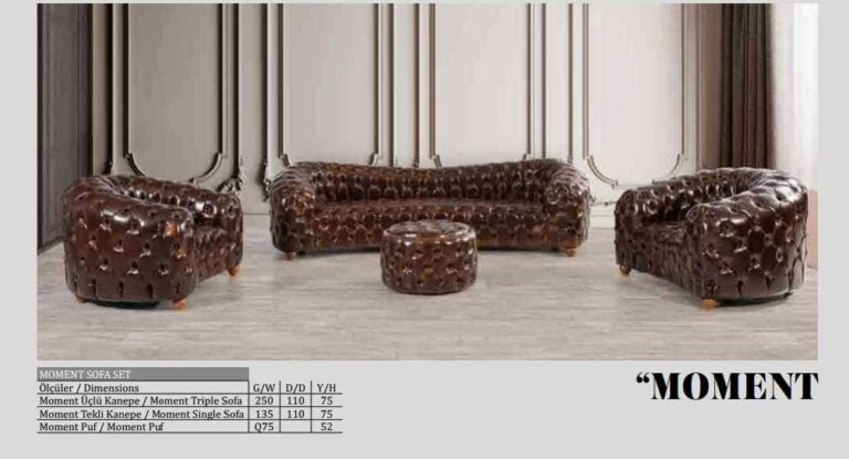 Moment oturma grubu  modelleri 3+1+1 - Ofis Mobilyaları
