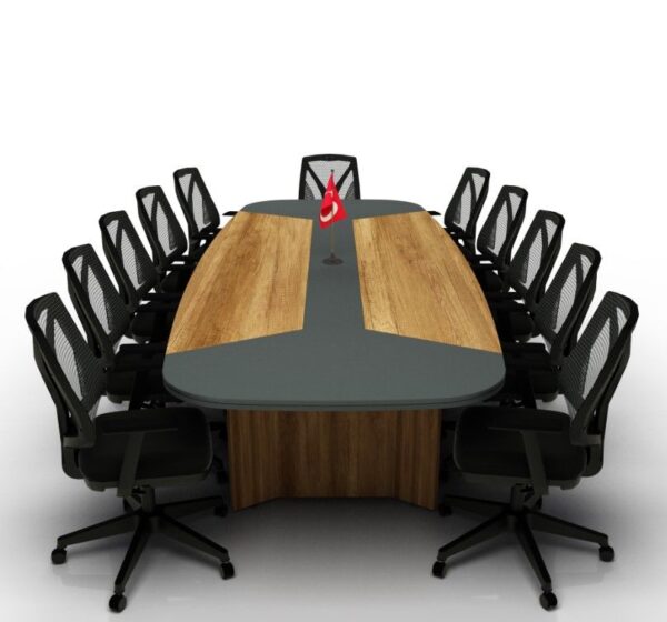 Üç Derili Toplantı Masası