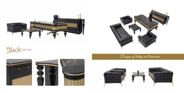 BLACK Makam Takımı Oturma Grubu Dahil