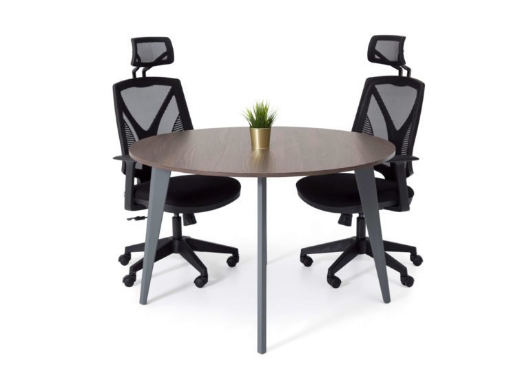 Eco yuvarlakToplantı Masası modelleri 120CM - Ofis Mobilyaları