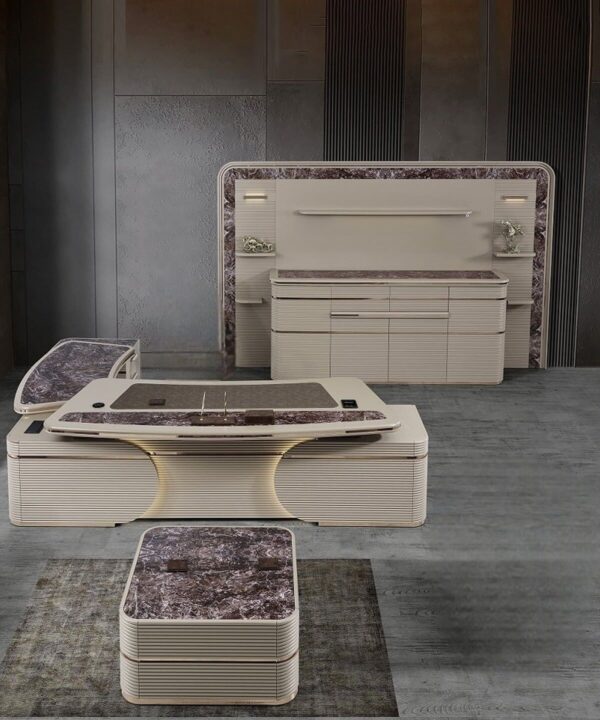 Akburo Excelance Makam Takımı Krem