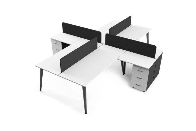 Akburo  Focus  4’lü Çalışma Masası - Ofis Mobilyaları