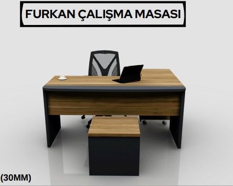 Akburo Furkan Çalışma Masası 160 cm - Ofis Mobilyaları