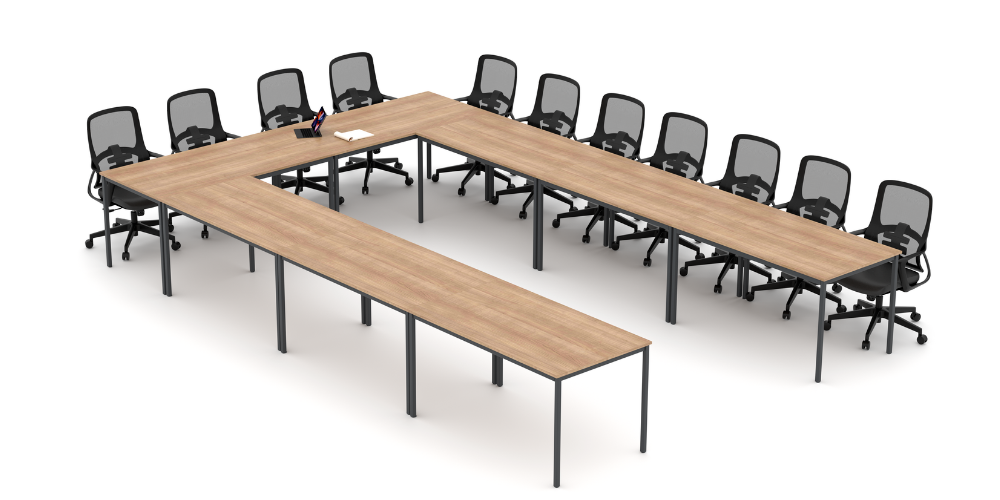 Akburo Karo Toplantı Masası 8'li - Image 3