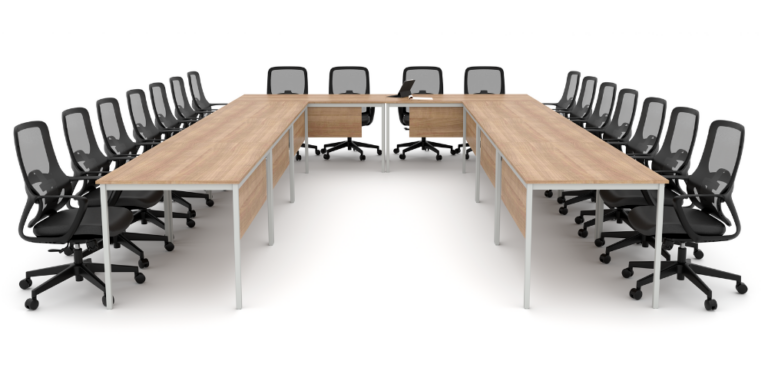 Akburo Karo Toplantı Masası 8’li - Ofis Mobilyaları