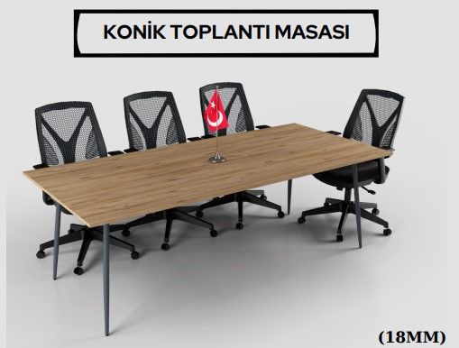 Akburo Konik Toplantı Masası - Ofis Mobilyaları