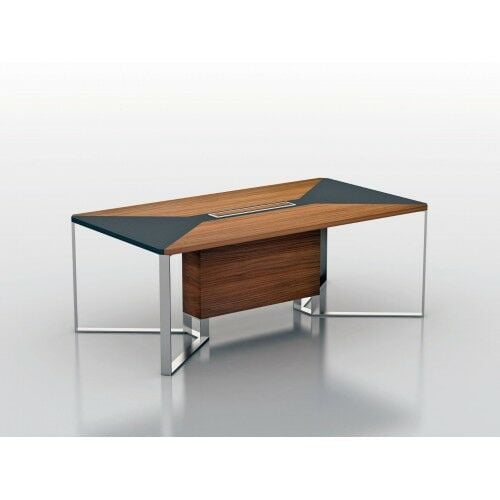 Krom Ayak Toplantı Masası - Ofis Mobilyaları