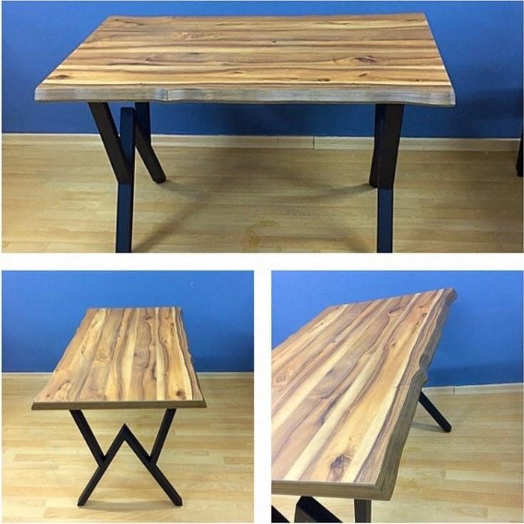 Kütük Masa 140*80 - Ofis Mobilyaları