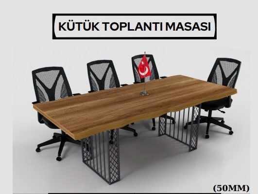 Akburo Kütük Toplantı Masası - Ofis Mobilyaları