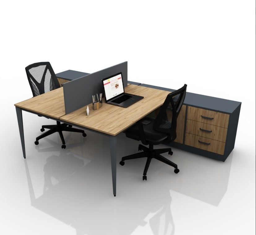 Akburo Picasso İkili Çalışma Masası