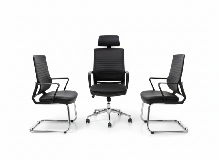 Akburo Power 3’Lü Koltuk Seti (Derili) - Ofis Mobilyaları