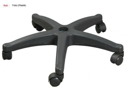 Akburo Koltuk Ayağı Plastik Tekerli - Ofis Mobilyaları