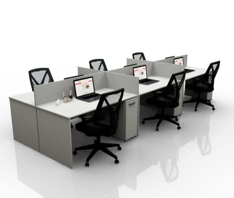 Akburo Ritim Altılı Çalışma Masası - Ofis Mobilyaları