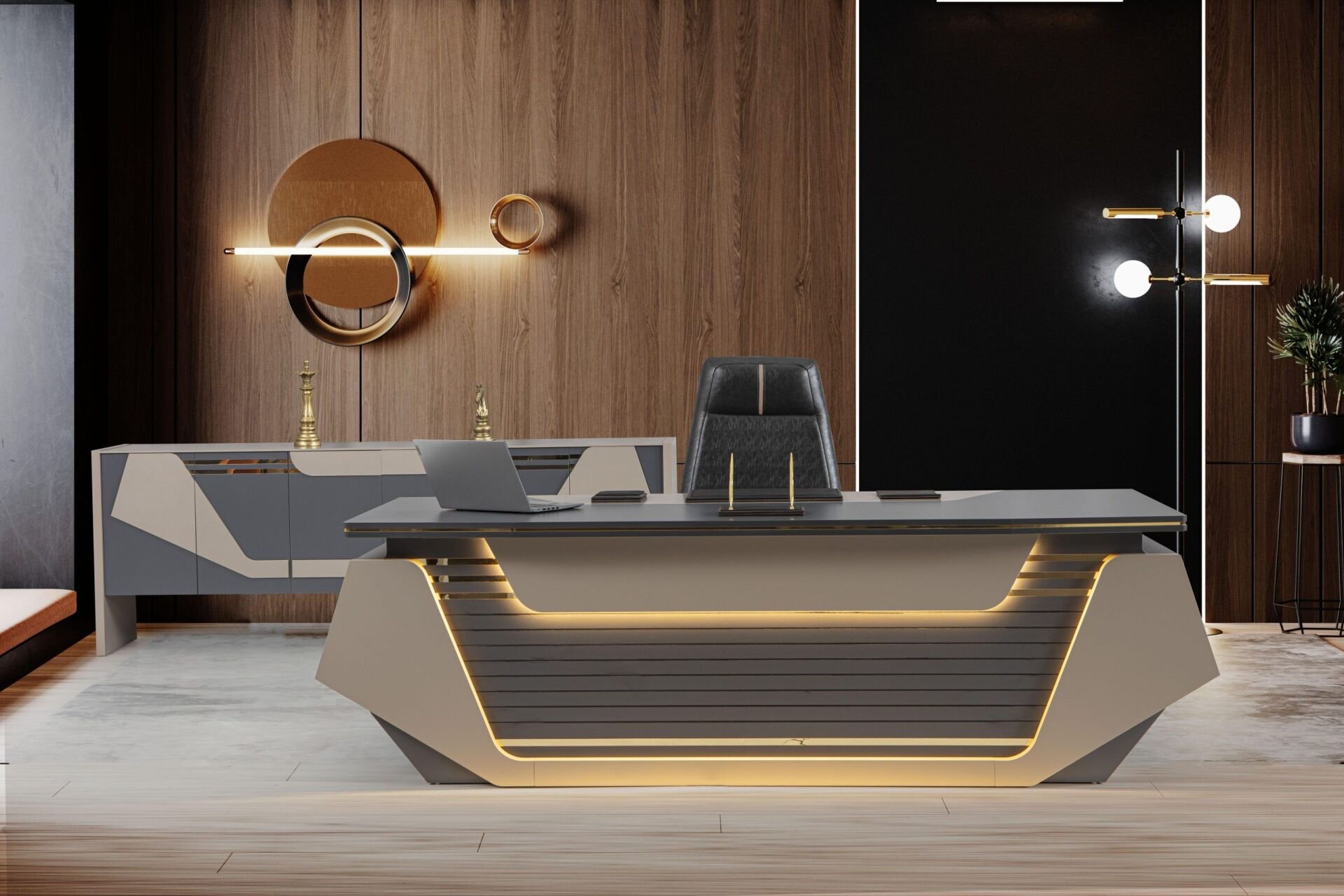 Akburo Stary Yönetici Masa Takımı