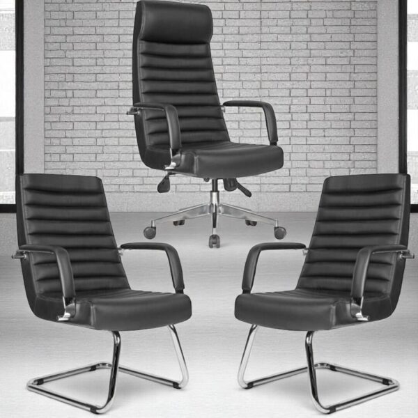 Akburo Ofis Rosetta 3'lü Koltuk Seti