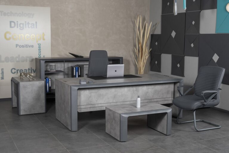 Yalın Makam Takımı Koltuksuz - Ofis Mobilyaları