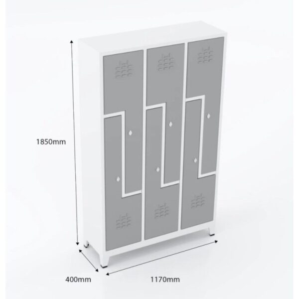 ALTILI Çelik Z Soyunma Dolabı