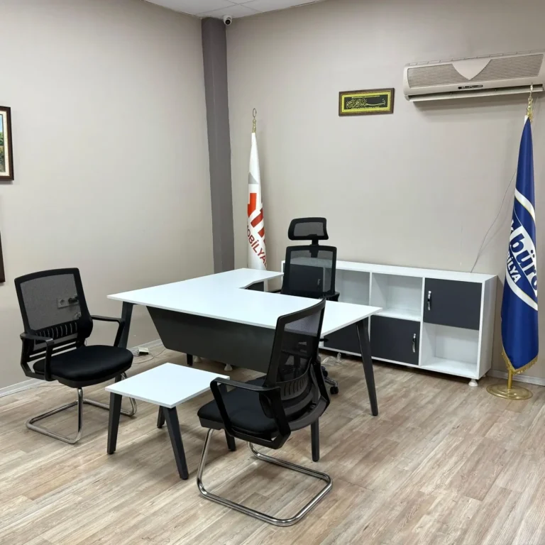 Akburo Maze Masa Takımı Power Fileli Koltuk Takımı İle Set - Ofis Mobilyaları