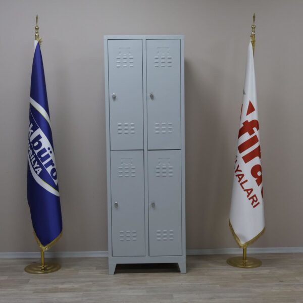 4'Lü Çelik Soyunma Dolabı (Eko 4'lü)