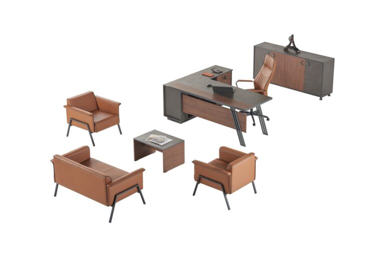 Akburo Rubi Masa Takımı Full Set - Ofis Mobilyaları
