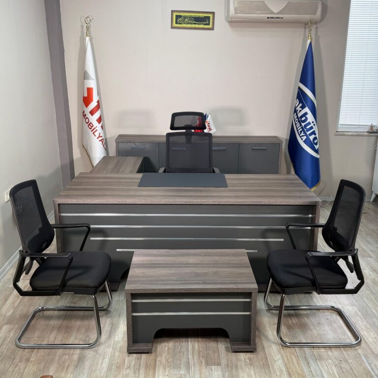 Akburo Panter Masa Takımı Power Koltuk Takımı İle Set - Ofis Mobilyaları